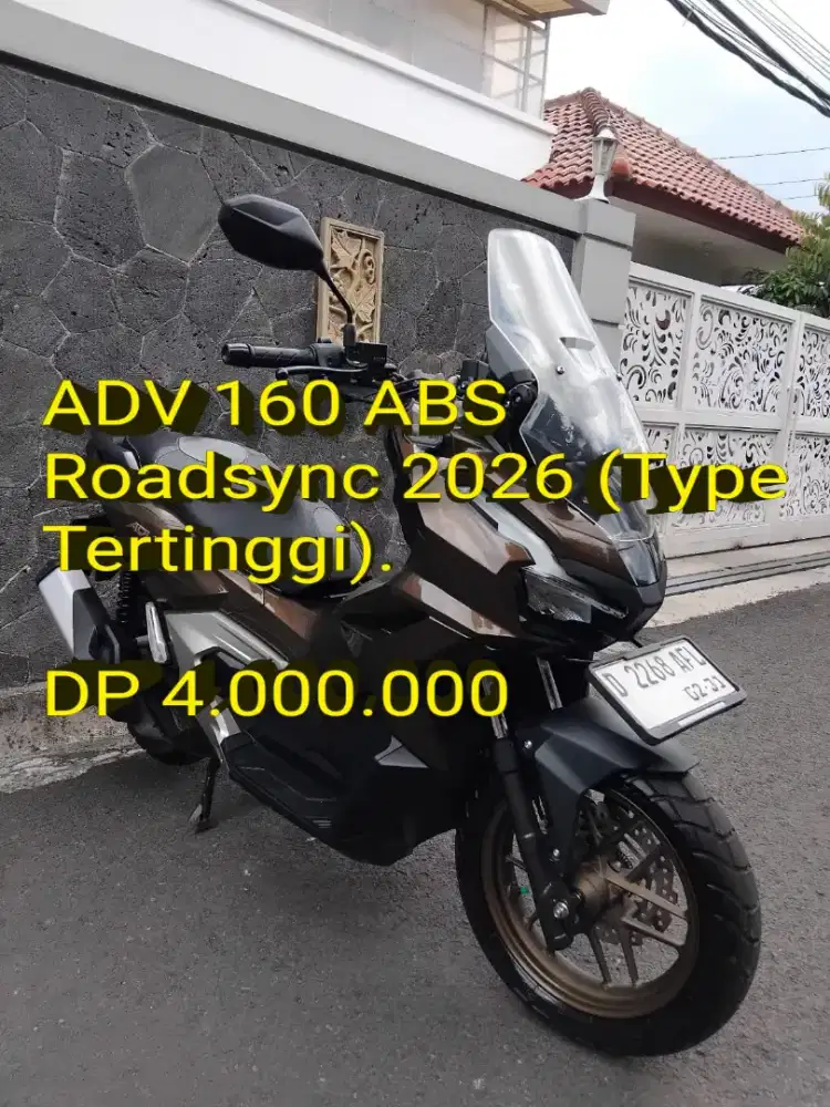ADV 160 ABS Roadsync 2026. Type Tertinggi. Like New. Cash/Kredit/TT