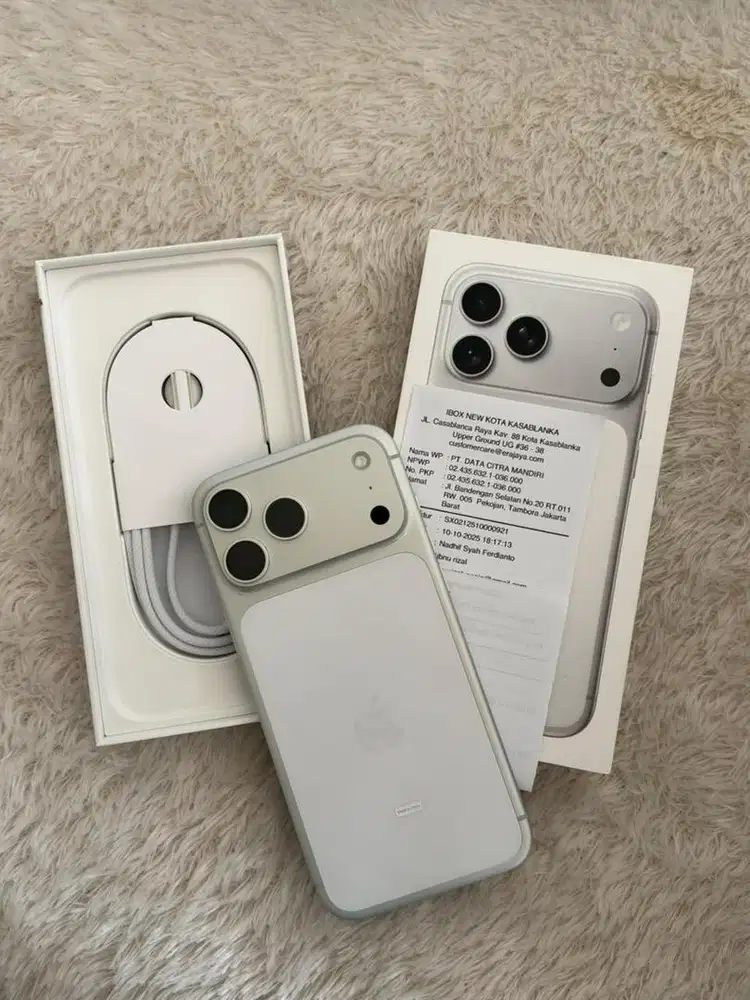 IPHONE 17 PROMAX SILVER 256GB IBOX