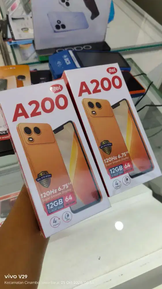 ITel A200 ip65 4+8/64gb baru segel box pabrik promo terlaris