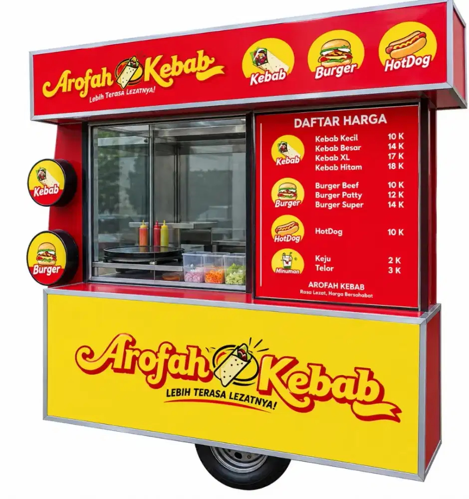 Gerobak Kebab Bekas
