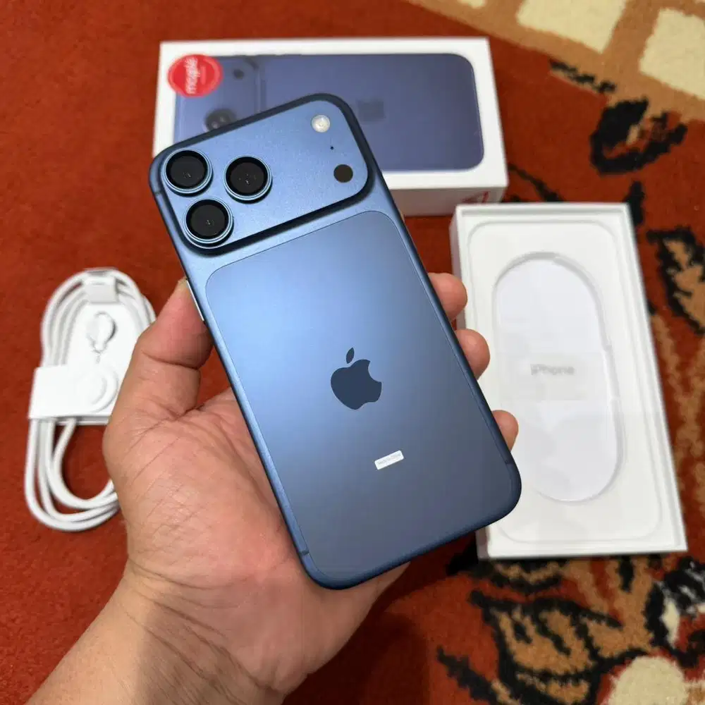 iphone 17 pro max 256gb deep blue resmi ibox