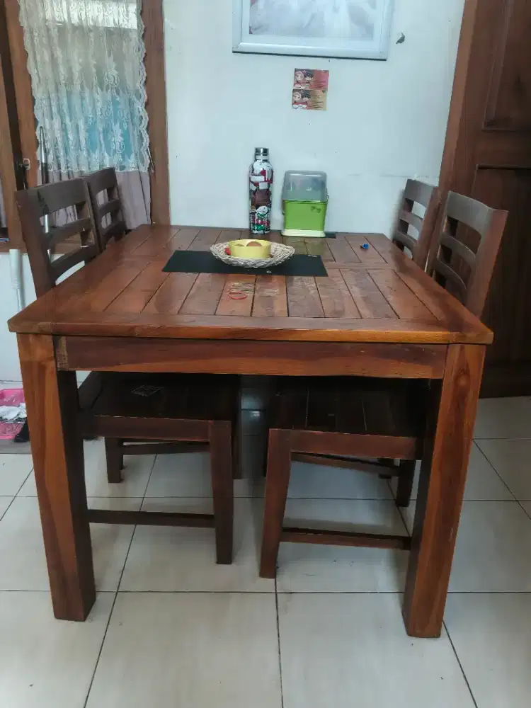 Set Meja Makan kursi