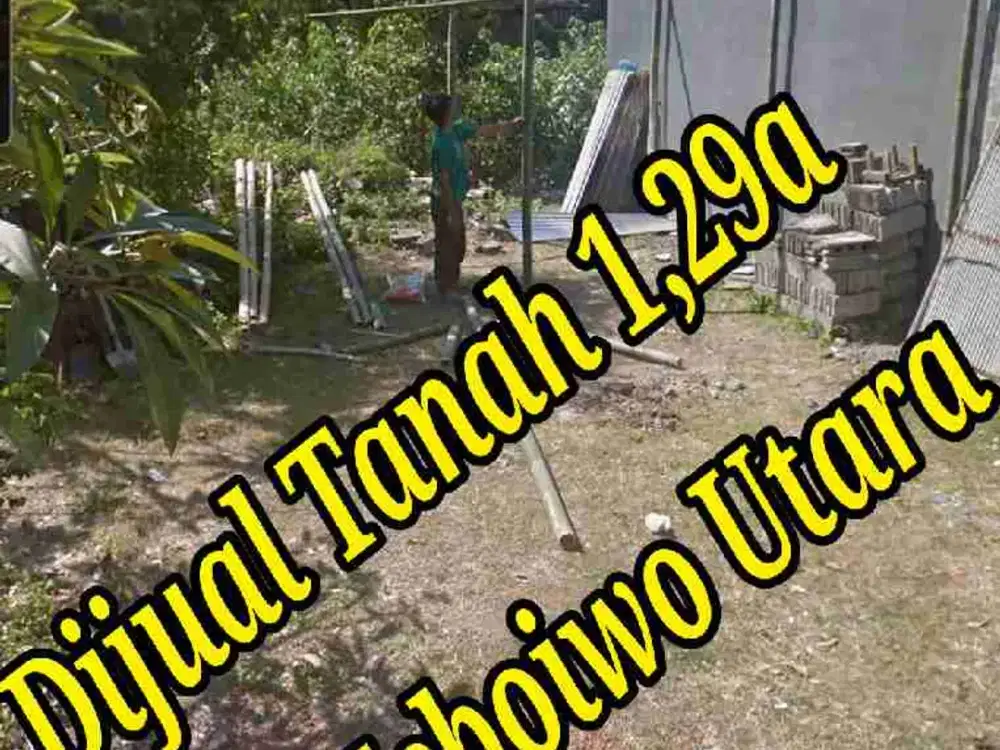 Di jual tanah 1,29a di Jln Keboiwo Utara Denpasar Utara Bali