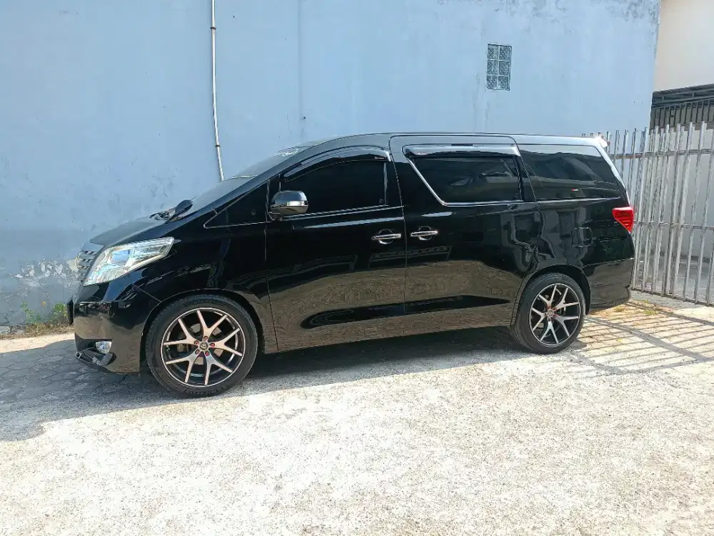 Toyota Alphard G ATPM 2011 Hitam Pilot Seat.