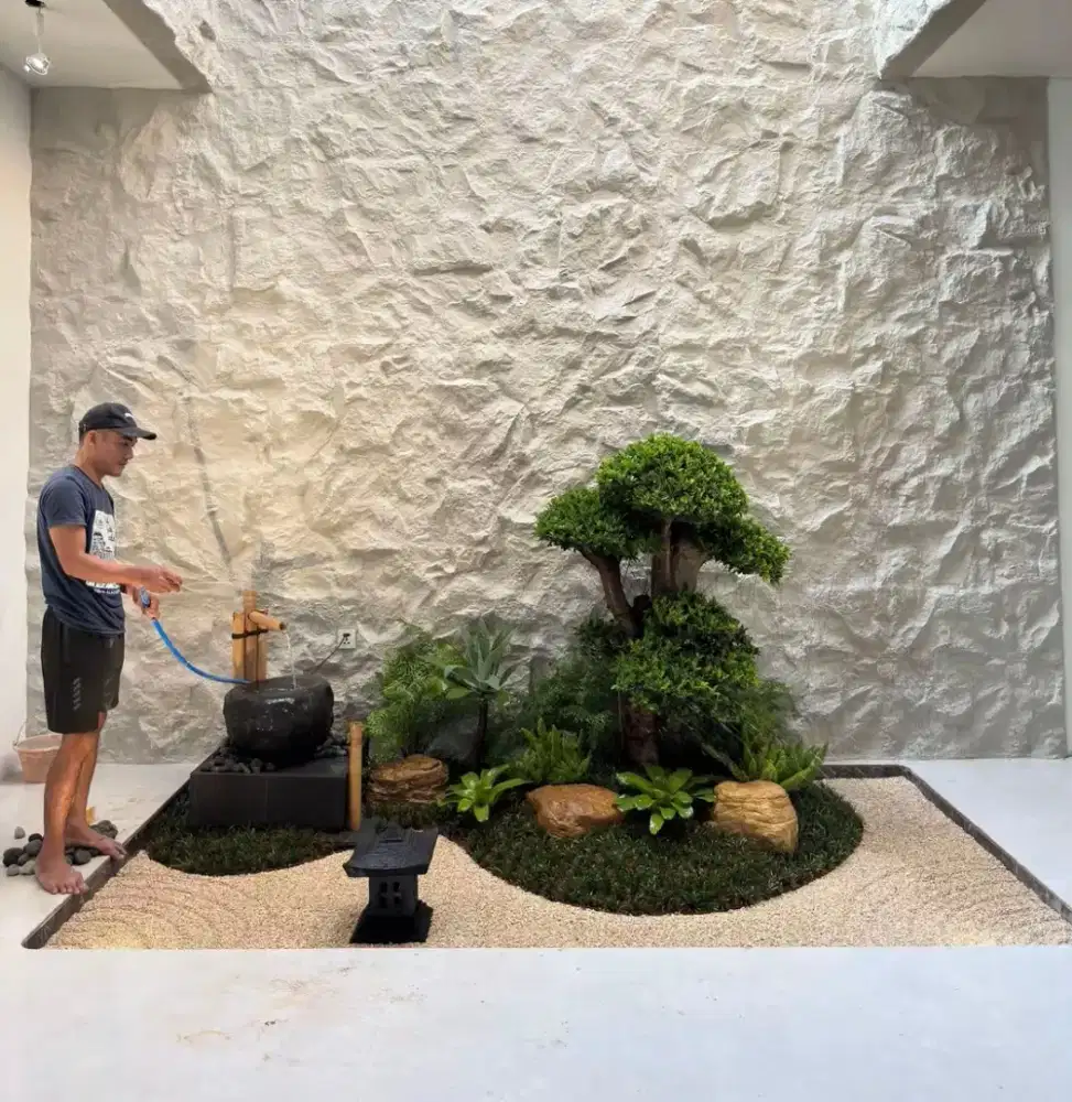 Menerima dekorasi taman Zen garden berkualitas