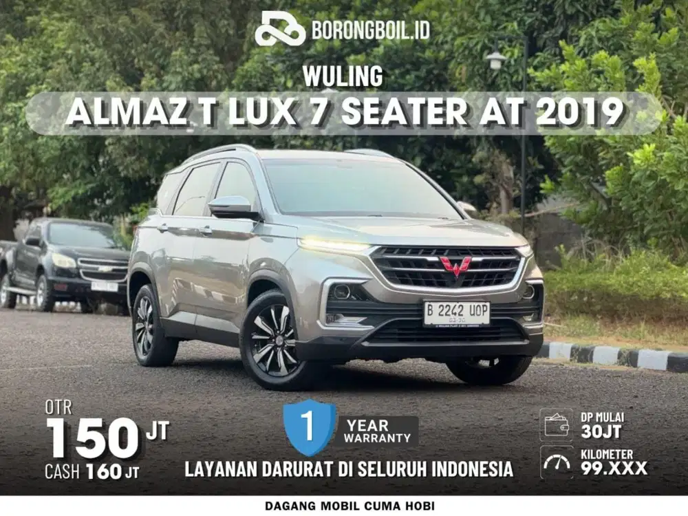 Termurah Almaz T LUX 7 seater at 2019 Abu-Abu Metalik