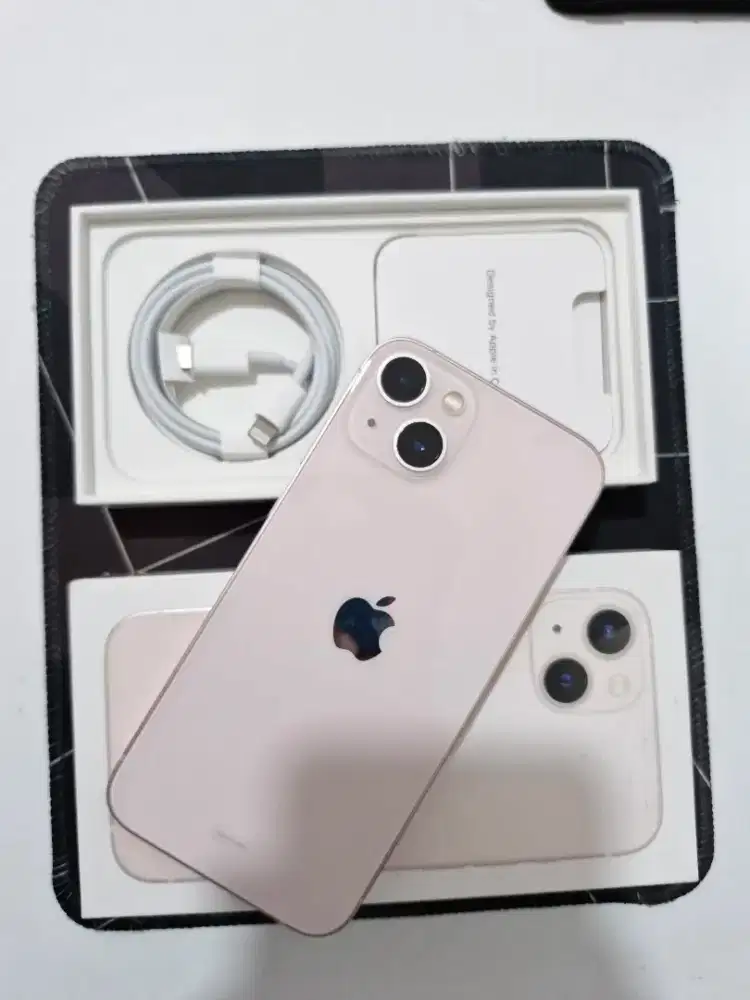 ​iPhone 13 128GB Pink Mulus, Normal, Siap Pakai