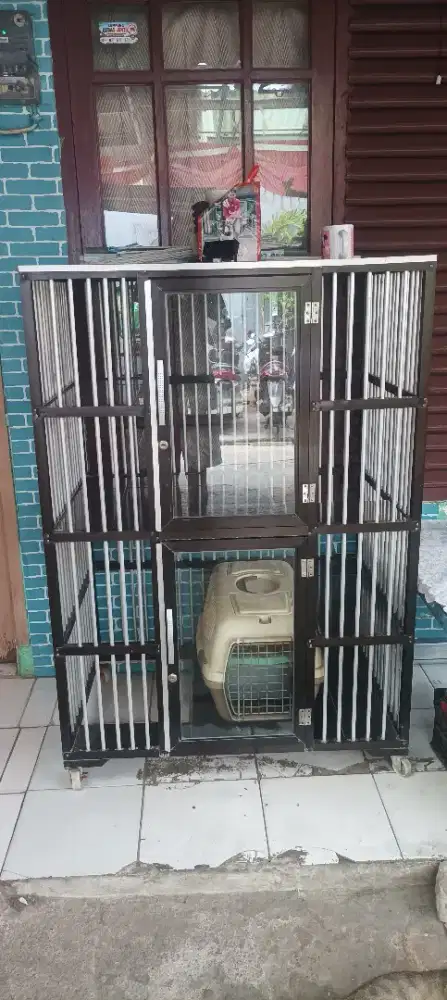 Kandang Kucing 2 Tingkat