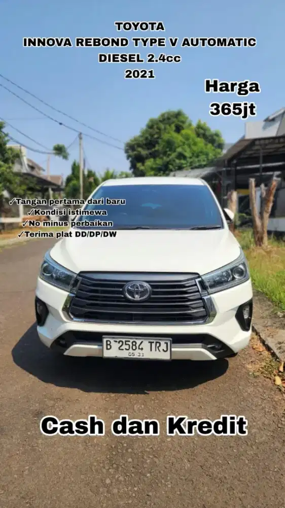 Dp 5jt bisa bawa pulang mobil !! Innova V Metic diesel 2021