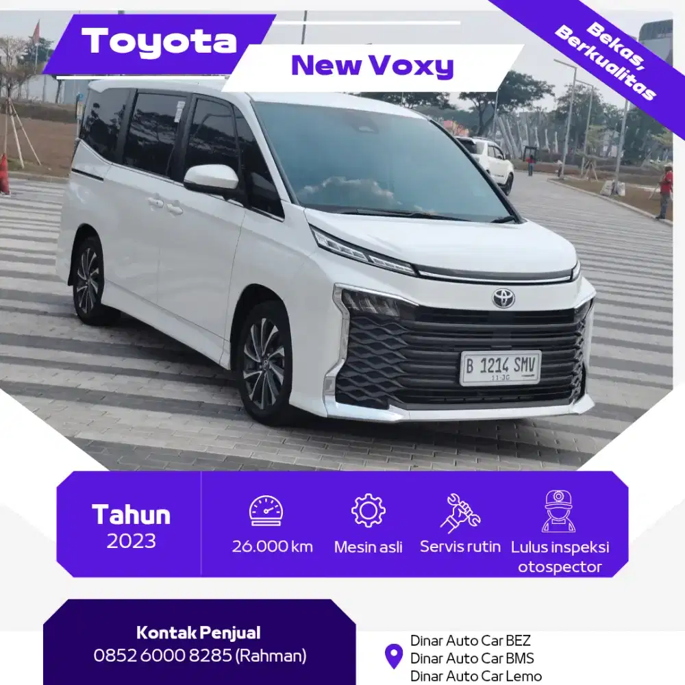 Toyota New Voxy tahun 2023