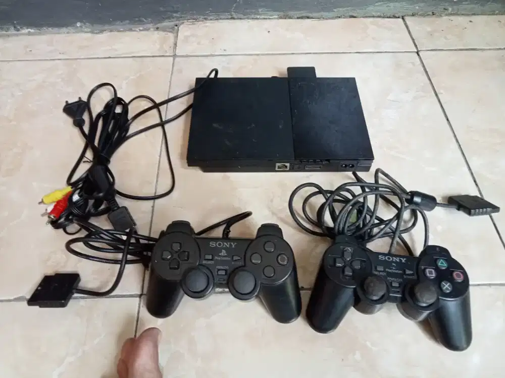 PS2 slim flasdis 32gb mcbooth seri 9000 normal fullset Poris cipondoh