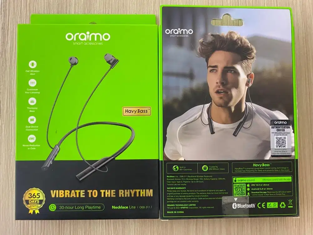 HF TWS Oraimo Necklace Lite (OEB-311) Black