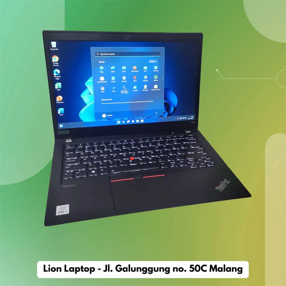 RAM 32GB Core i7 Gen 10 Slim SSD 256GB Lenovo Thinkpad T14S [25|10]