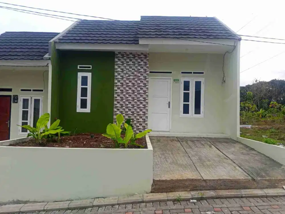 rumah subsidi konsep cluster dekat dengan pintu tol Parung kuda