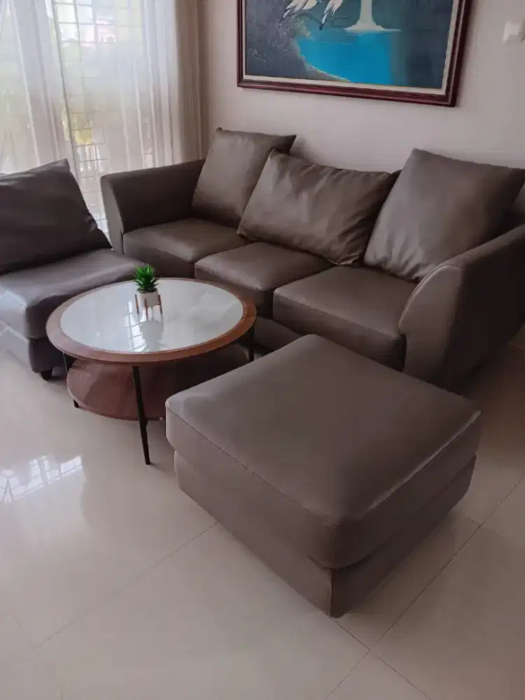 Sofa Ruang Tamu Minimalis Warna Coklat, Nyaman dan Elegan