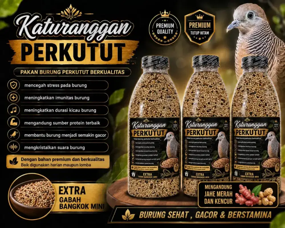 Katuranggan Pakan Perkutut