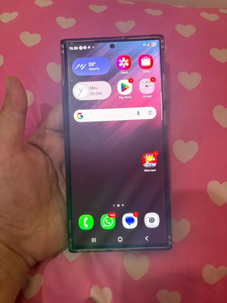 S22 ultra resmi 12 / 512 mulus