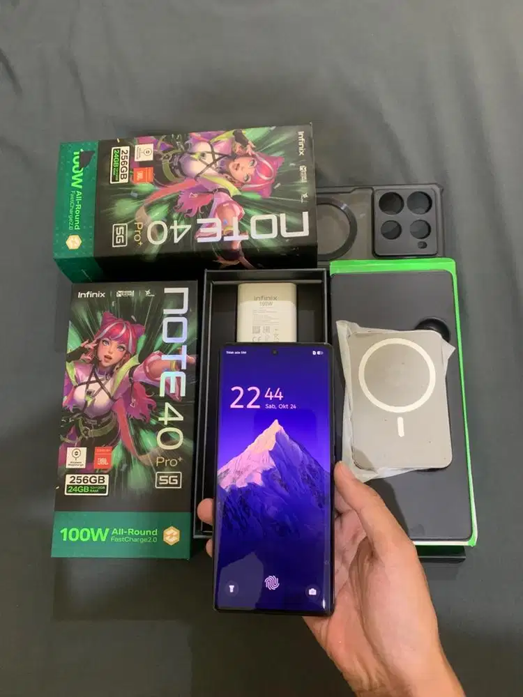 infinix note 40 pro plus 5g 12+12/256 fullset