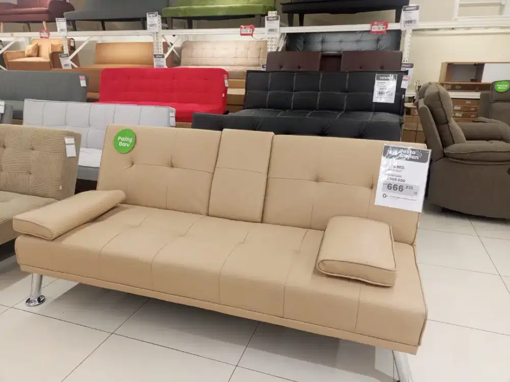 PROMO SOFABED KULIT SINTETIS