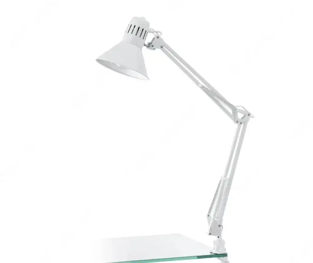 Lampu meja  Eglo Firmo Clip E27 Putih