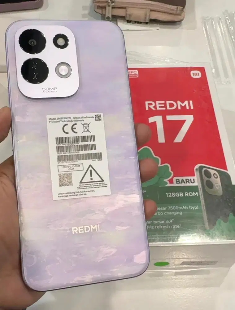 Redmi 17 new garansi 15 bulan