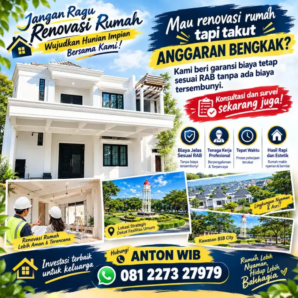 Sewa bru beli kedaton BSB woodland mansion hilago ivy park terace bron