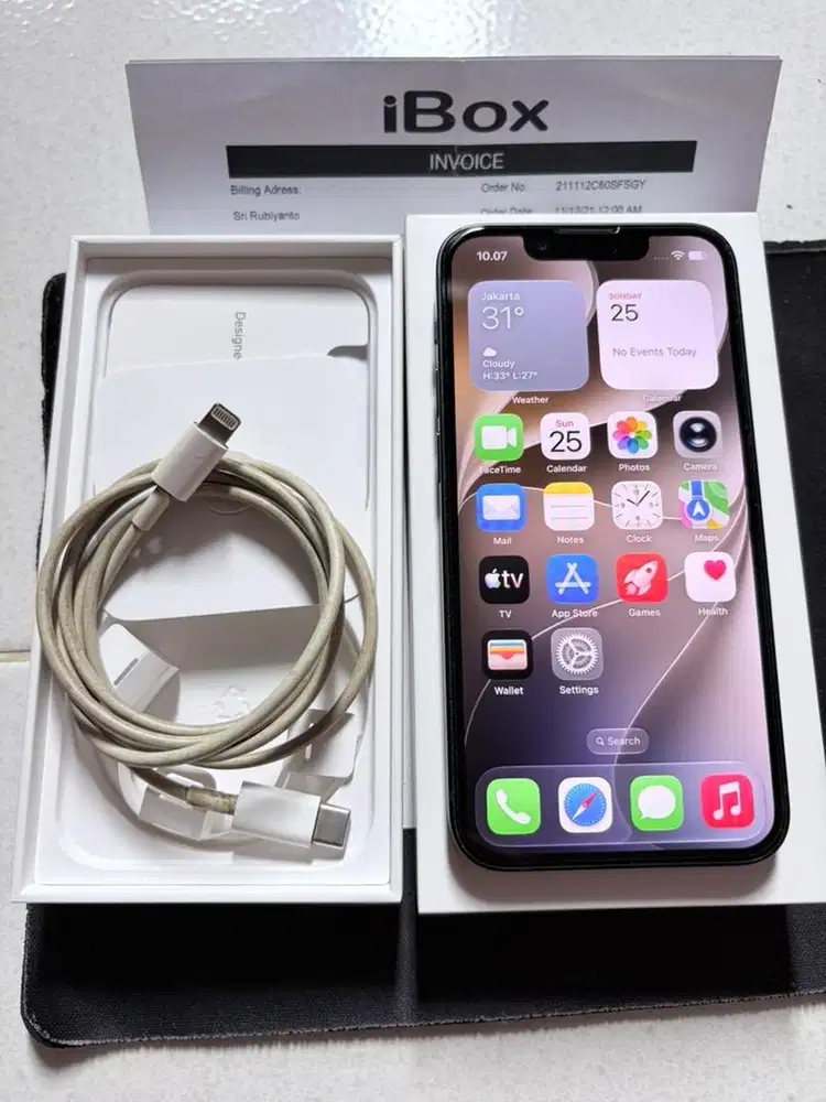 Iphone 13 Mini 256Gb Hitam Ibox