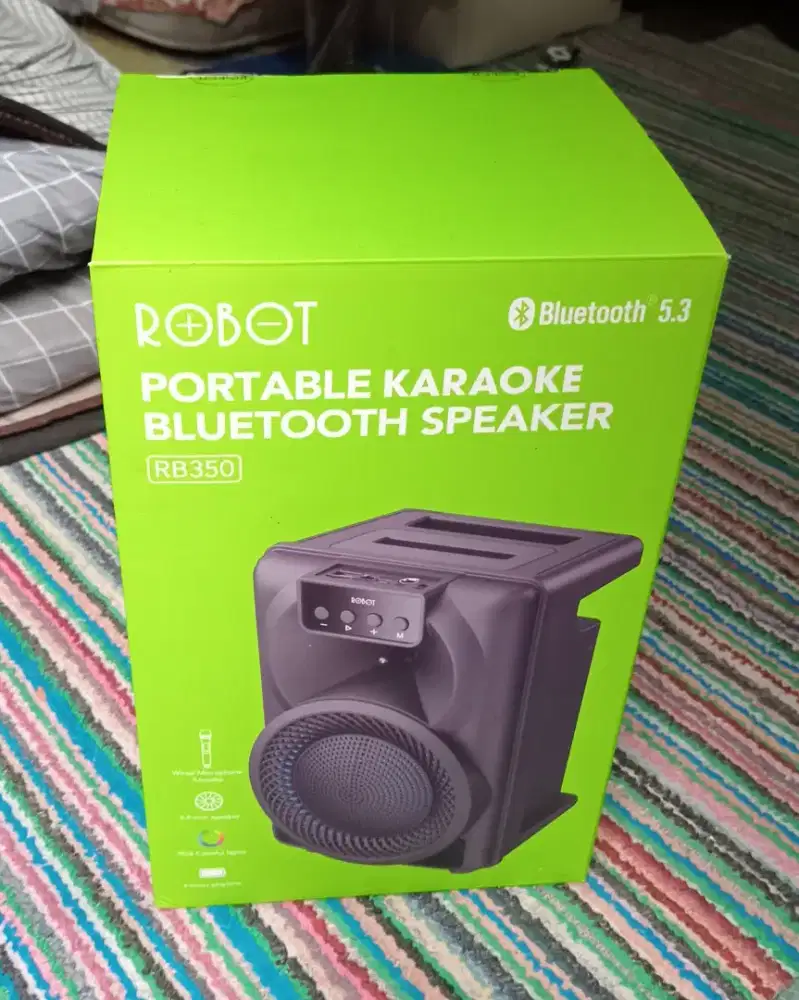 Speaker Robot Karaoke Bluetooth