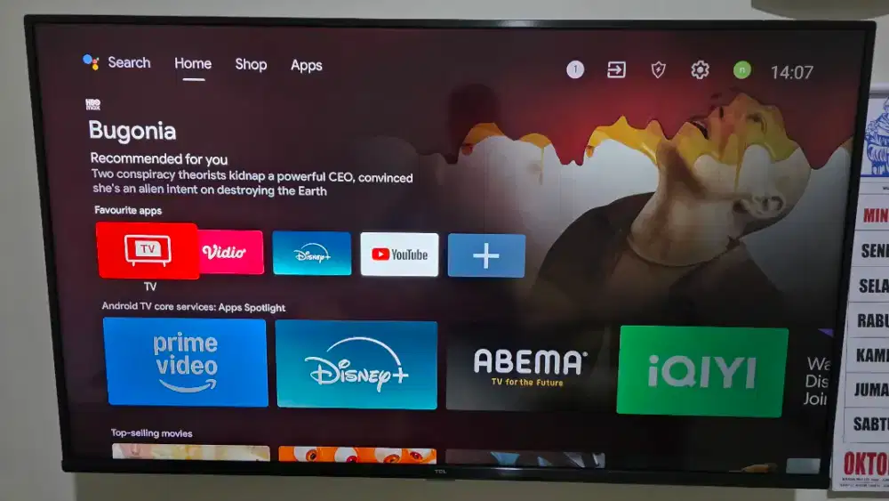 TCL android tv 50A8