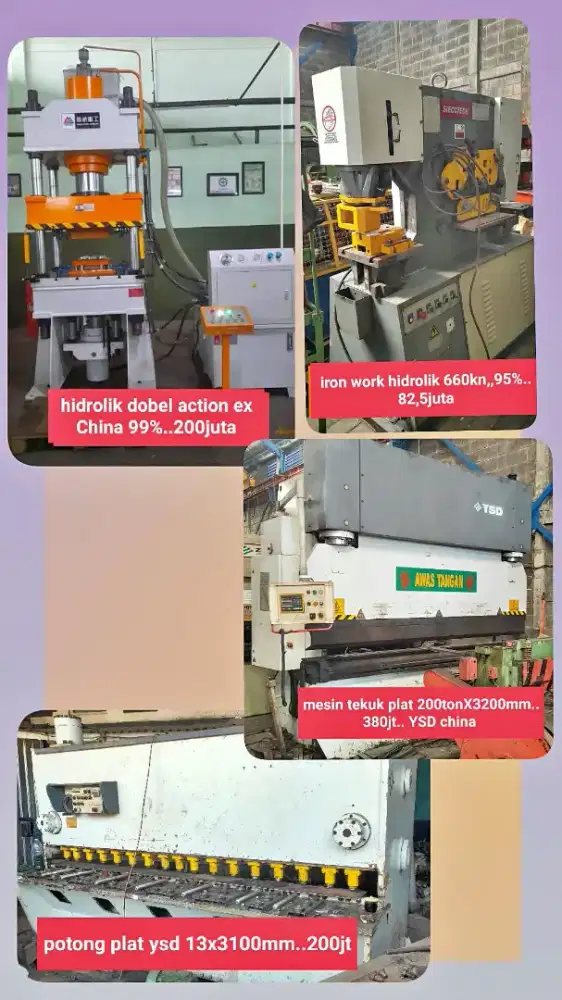 Mesin tekuk potong plat