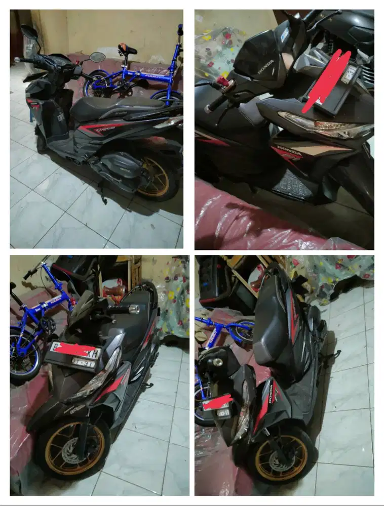 D Jual Vario 125cbs tahun 2015 Warna hitam
