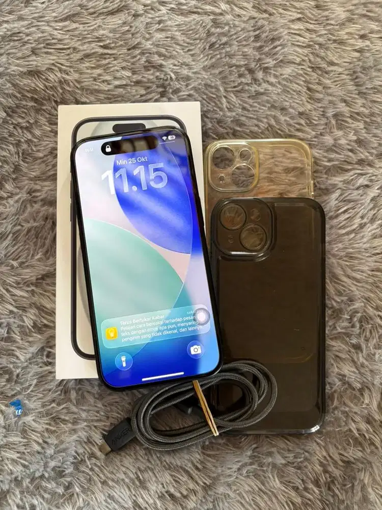 IPhone 15 128Gb Black Garansi Resmi Indonesia