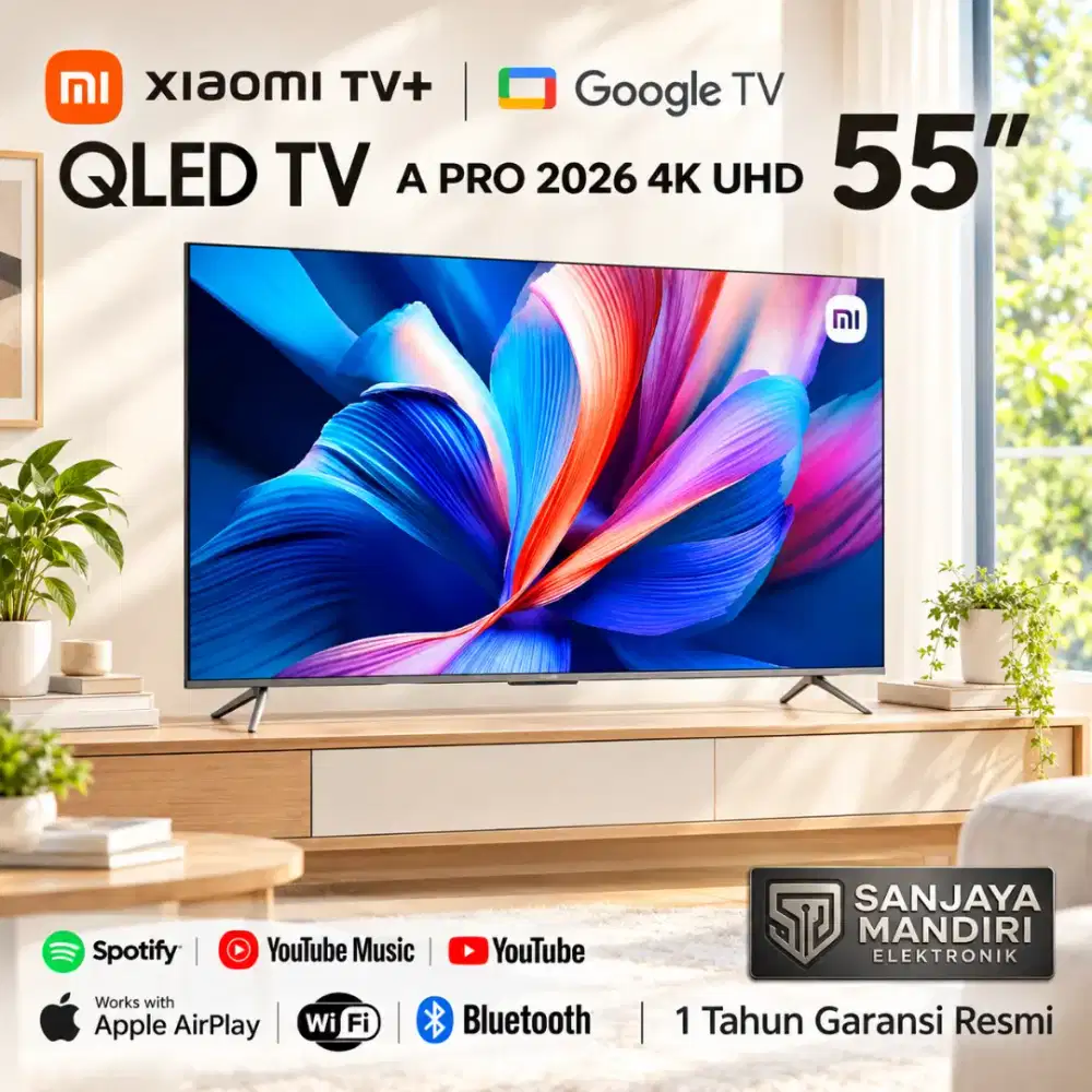 Xiaomi TV A Pro 55 2026 Google TV 4K QLED Premium Metal HDR10+ Dolby