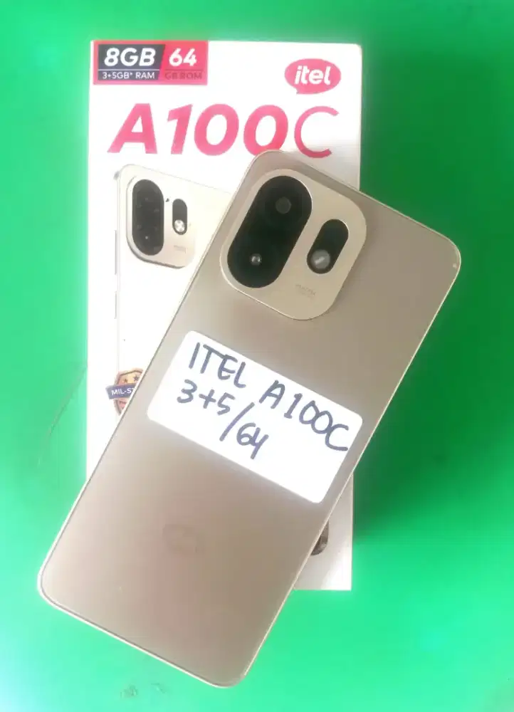 Itel A100C  3+5/64  Normal  Full Set  Resmi Infinix