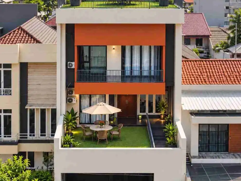 Rumah 4 Lantai Rooftop Full Furnish Akses Strategis Di Pulomas Jakarta Timur