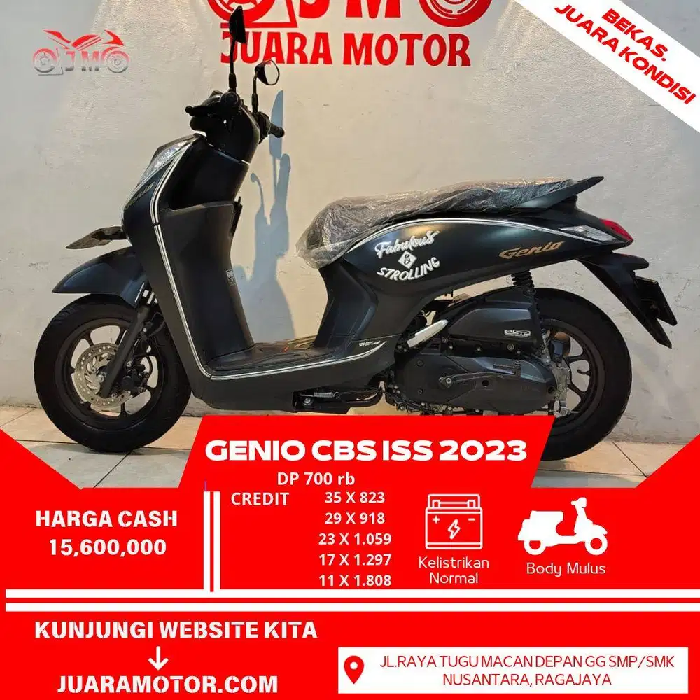 HONDA GENIO 110 CBS ISS 2023 BISA TUKAR TAMBAH DAN CREDIT