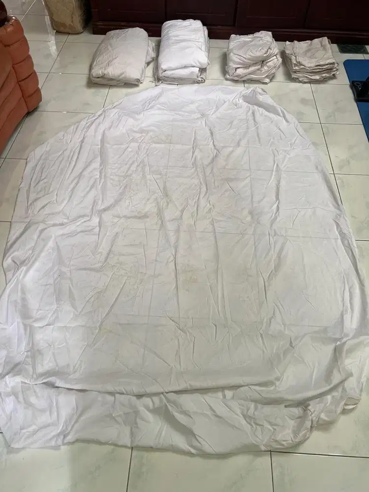 Sprei Putih Bekas Hotel 90x150cm
