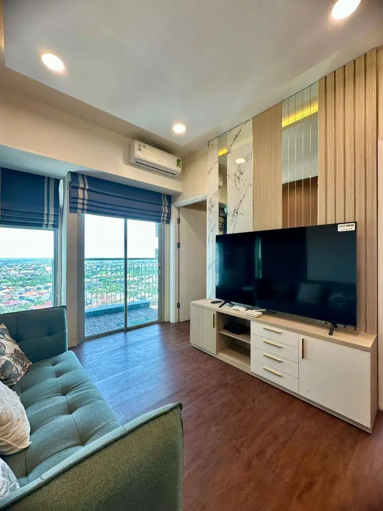 BENSON 2BR SIAP HUNI SEWA TAHUNAN CONNECT PAKUWON MALL SURABAYA