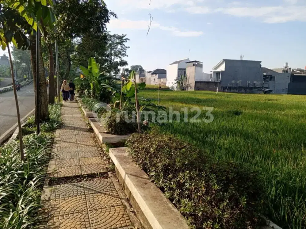 Tanah Sawah Lokasi Berkembang di Cimahi Dekat Pemkot Cimahi