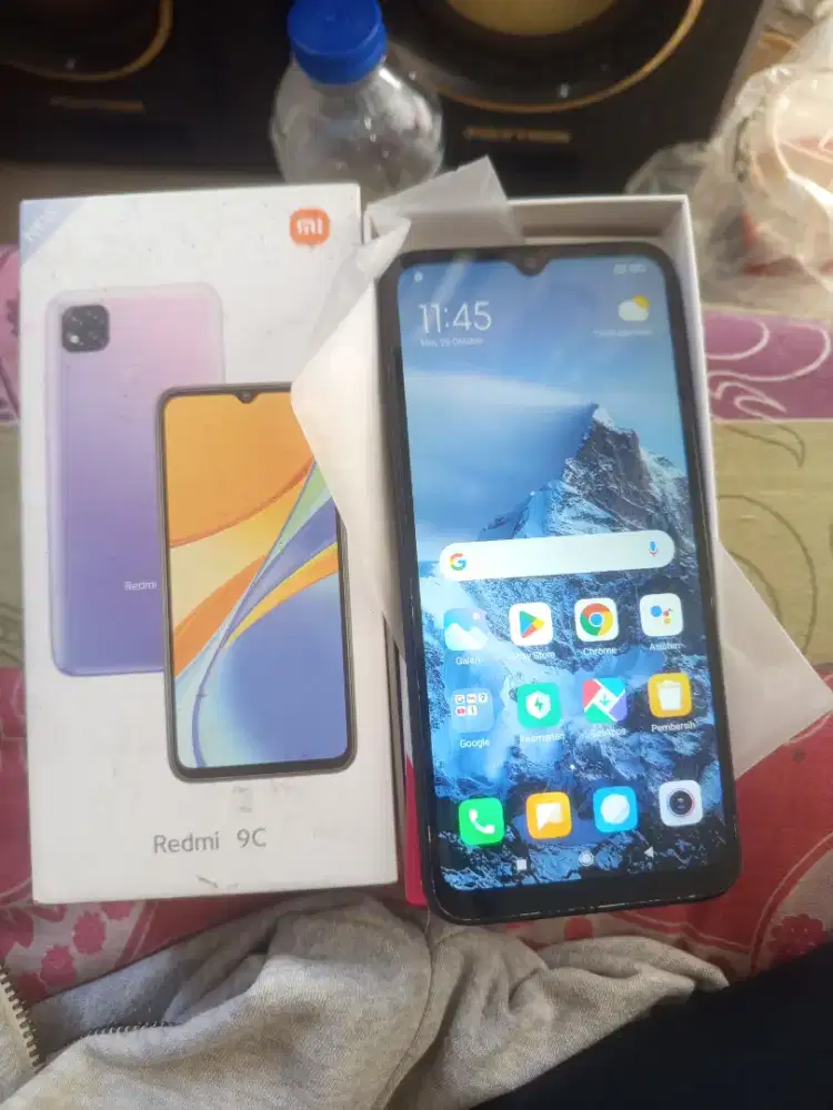 Redmi 9c fullset ram 4