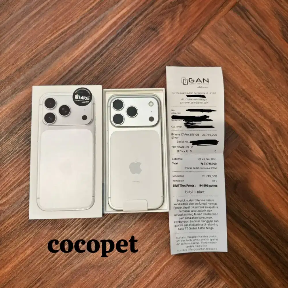 Ip 17pro silver 256
