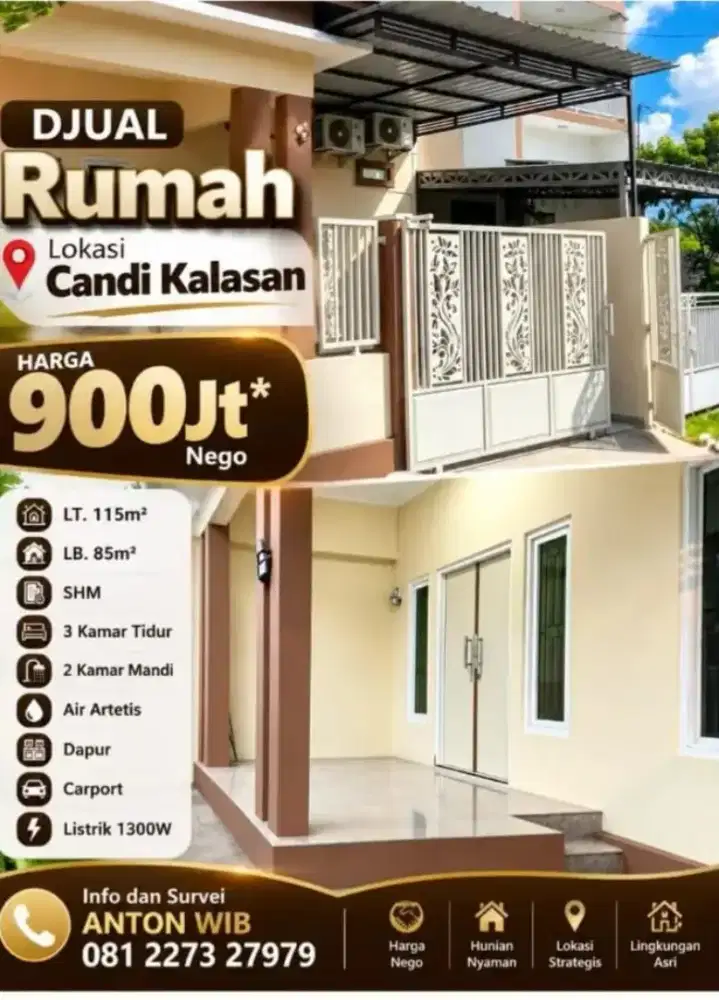 Bu rumah pasadena candi kalasan prambanan abdulrahman saleh manyaran