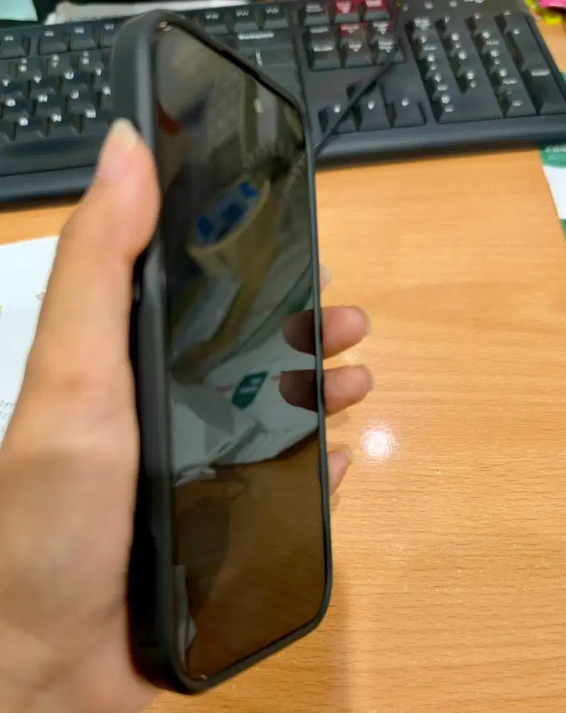 JUAL BU ‼️ iPhone 15 128GB Ex iBox – Black – BH 85%