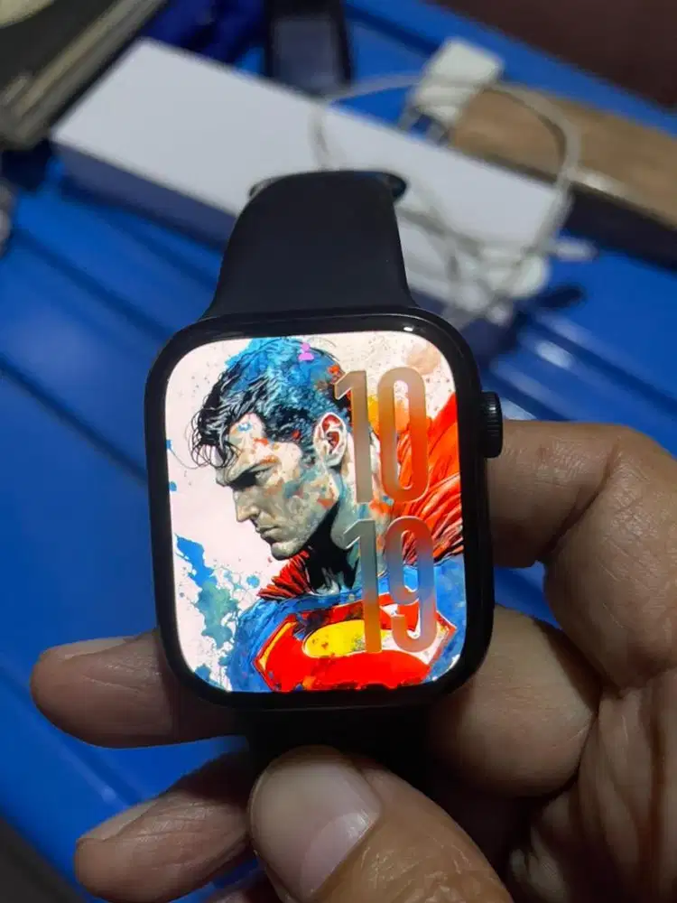 Dijual Apple Watch series 7 45mm Midnight fullset