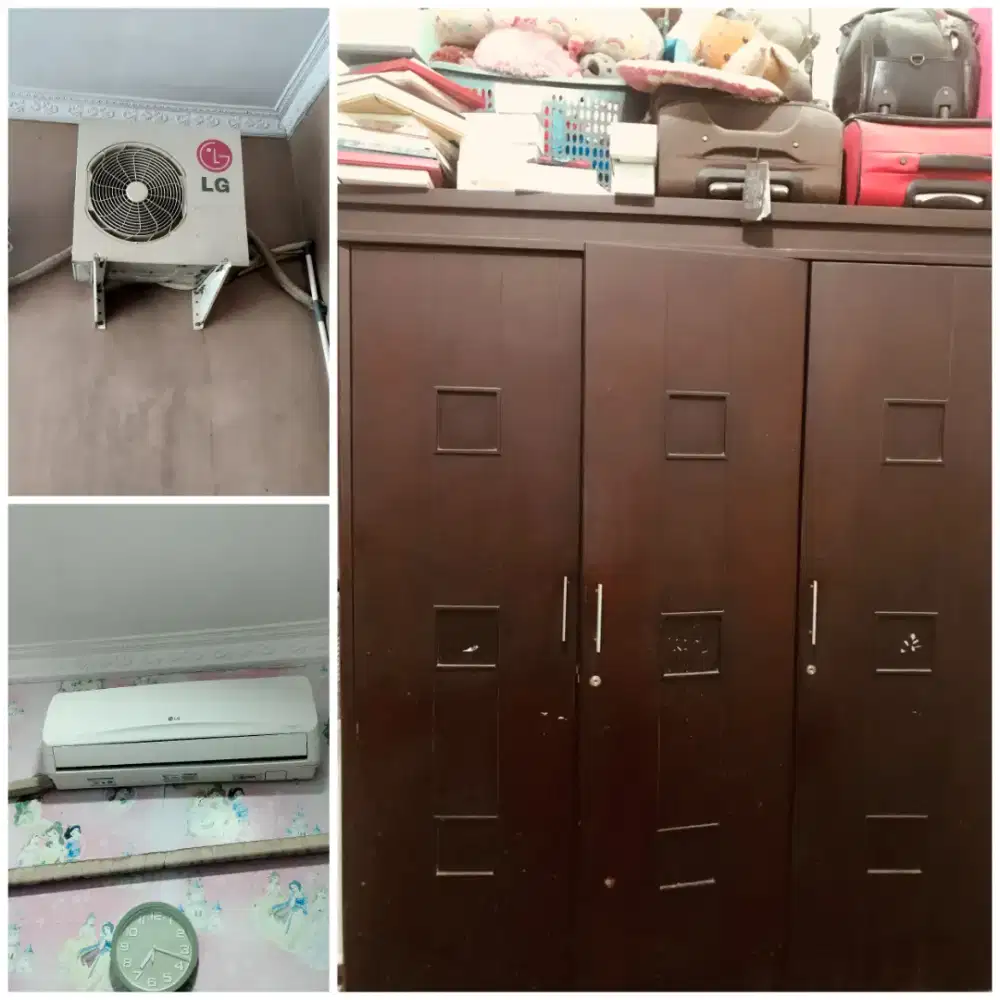 Lemari dan AC Bekas Pemakaian