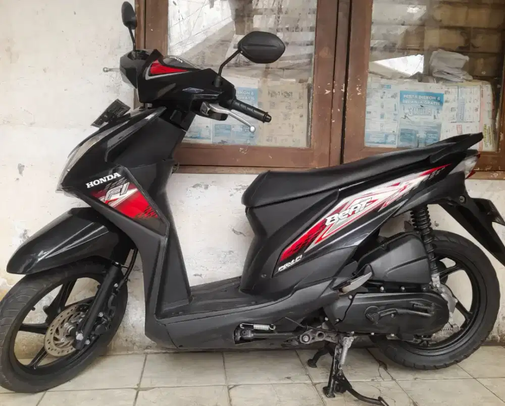 Honda beat f1 2014 cw asli hitam Plat B dki pajak panjang