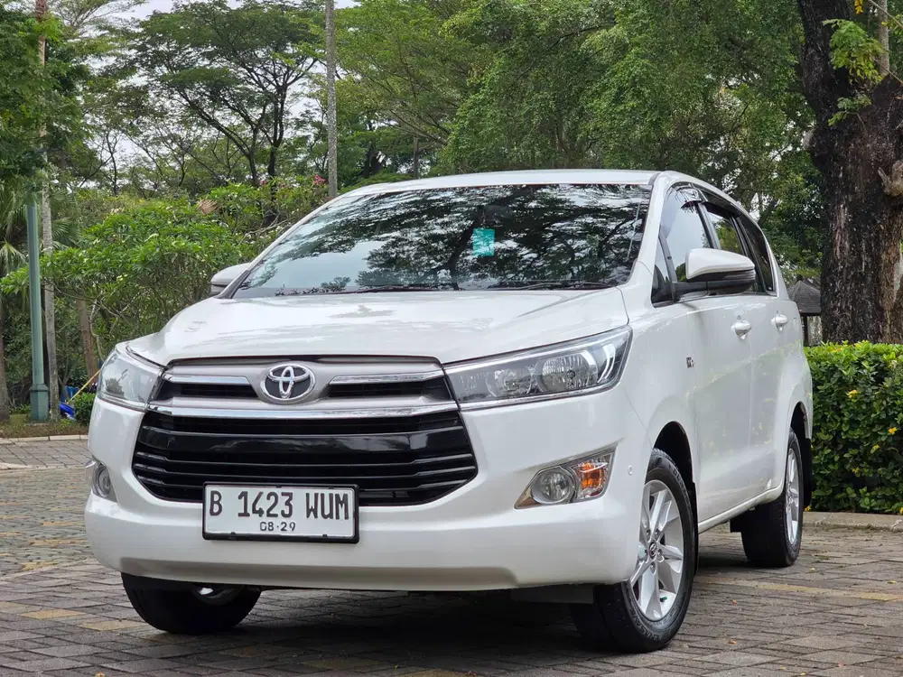 KM.82.RB ASLI SEGER| INNOVA V 2.0 AT BENSIN 2016 PUTIH SUPER SEGER !!