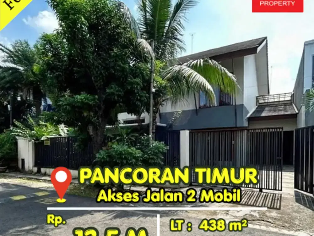 Dijual Rumah Pancoran Jakarta Selatan Mewah & Nyaman Lokasi Strategis Jalan 2 Mobil