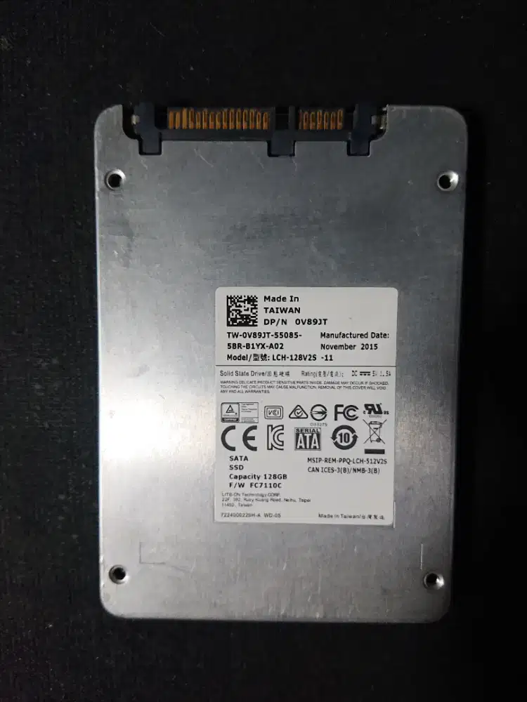 SSD 128gb merk Toshiba