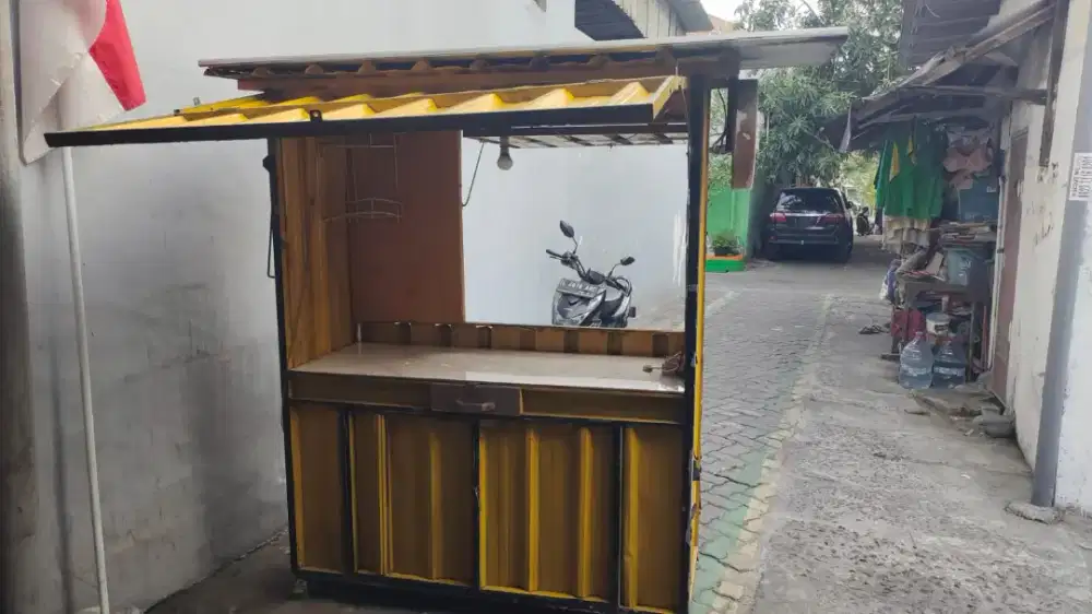 Rombong, gerobak, outlet portable
